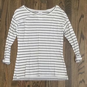 Black and White Striped Shirt